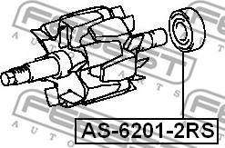 Febest AS-6201-2RS - Gultnis www.autospares.lv