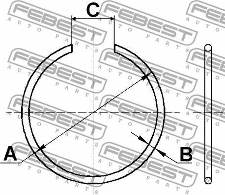 Febest CC-1-29X2 - Montāžas komplekts, Piedziņas vārpstas gofrēts apvalks www.autospares.lv