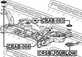 Febest CRSB-JOURLOW - Piekare, Tilta sija www.autospares.lv