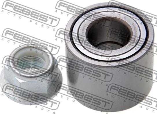 Febest DAC25550043-KIT - Wheel hub, bearing Kit www.autospares.lv