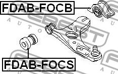 Febest FDAB-FOCS - Piekare, Šķērssvira autospares.lv