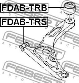 Febest FDAB-TRB - Piekare, Šķērssvira www.autospares.lv