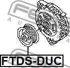 Febest FTDS-DUC - Шкив генератора, муфта www.autospares.lv