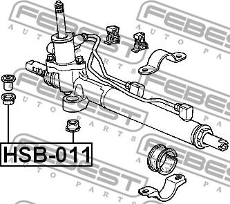 Febest HSB-011 - Piekare, Stūres iekārta www.autospares.lv