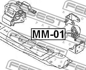 Febest MM-01 - Piekare, Sadales kārba www.autospares.lv