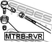 Febest MTRB-RVR - Remkomplekts, Stūres šķērsstiepņa uzgalis www.autospares.lv