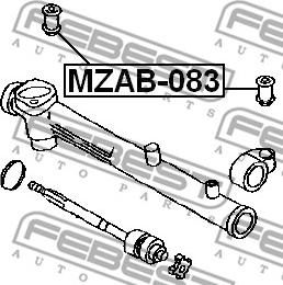 Febest MZAB-083 - Piekare, Stūres iekārta www.autospares.lv