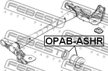 Febest OPAB-ASHR - Piekare, Tilta sija www.autospares.lv