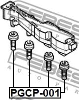 Febest PGCP-001 - Kontaktspraudnis, Aizdedzes spole www.autospares.lv