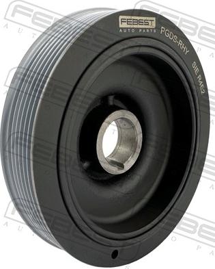 Febest PGDS-RHY - Шкив коленчатого вала www.autospares.lv