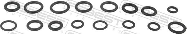 Febest RINGAH-038-KIT - Blīvgredzens, Gaisa kondicioniera cauruļvads www.autospares.lv