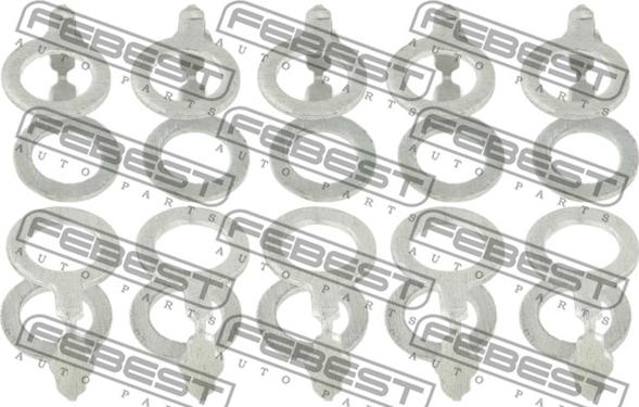 Febest RINGFL-007-PCS10 - Blīvgredzens, Iesmidzināšanas sprausla www.autospares.lv