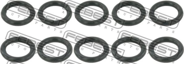 Febest RINGFL-026-PCS10 - Blīvgredzens, Iesmidzināšanas sprausla www.autospares.lv