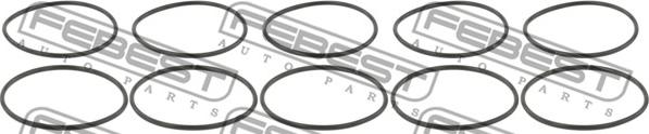 Febest RINGOL-053-PCS10 - Blīve, Vakuumsūknis www.autospares.lv