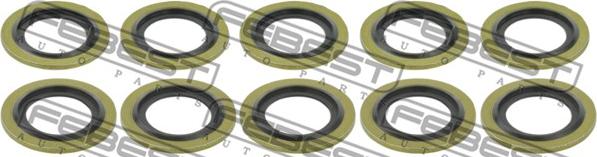 Febest RINGOL-067-PCS10 - Blīve, Eļļas izsmidzināšana (Kompresors) www.autospares.lv