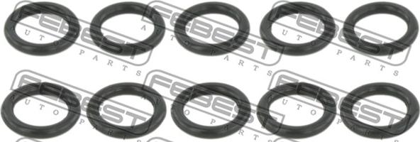 Febest RINGOL-030-PCS10 - Vārpstas blīvgredzens, Stūres pastiprinātāja sūknis www.autospares.lv