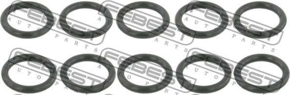 Febest RINGOL-033-PCS10 - Vārpstas blīvgredzens, Stūres pastiprinātāja sūknis www.autospares.lv