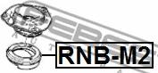 Febest RNB-M2 - Ritgultnis, Amortizatora statnes balsts www.autospares.lv