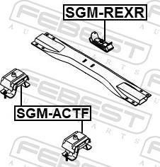 Febest SGM-ACTF - Piekare, Dzinējs www.autospares.lv