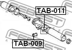 Febest TAB-009 - Piekare, Stūres iekārta www.autospares.lv