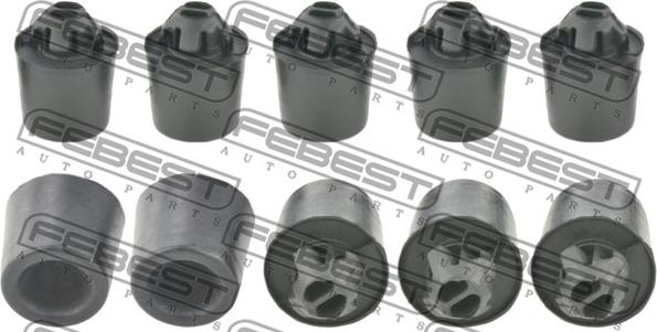 Febest TD-012-PCS10 - Buferis, Motora pārsegs autospares.lv