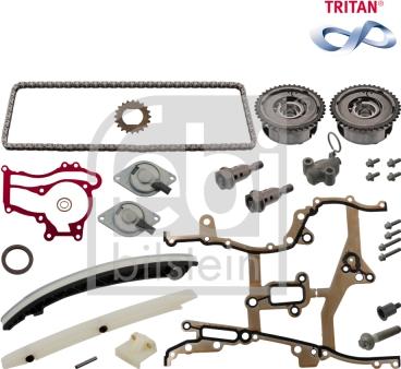 Febi Bilstein 49455 - Sadales vārpstas piedziņas ķēdes komplekts autospares.lv