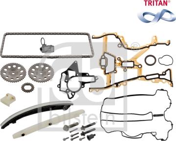 Febi Bilstein 49409 - Sadales vārpstas piedziņas ķēdes komplekts autospares.lv