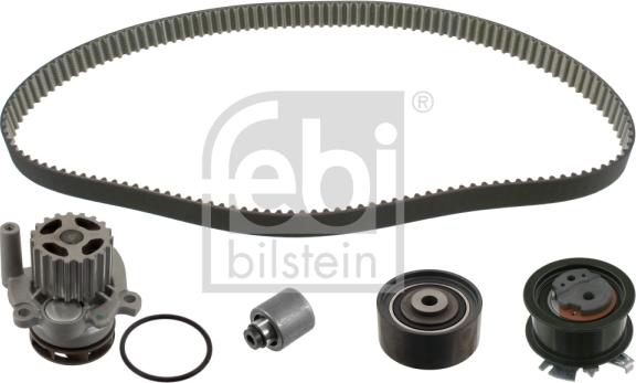 Febi Bilstein 45119 - Водяной насос + комплект зубчатого ремня ГРМ www.autospares.lv