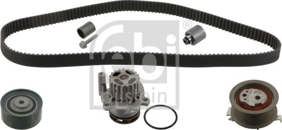 Febi Bilstein 45117 - Водяной насос + комплект зубчатого ремня ГРМ www.autospares.lv