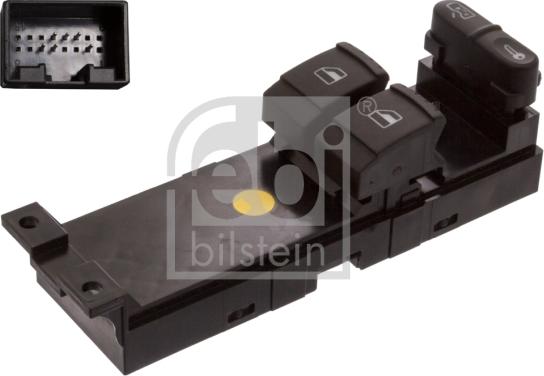 Febi Bilstein 46804 - Slēdzis, Stikla pacēlājmehānisms www.autospares.lv