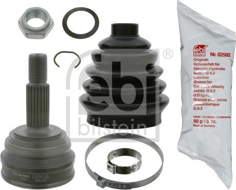 Febi Bilstein 14860 - Шарнирный комплект, ШРУС, приводной вал www.autospares.lv