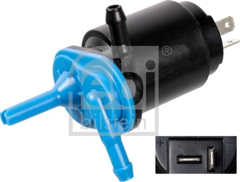 Febi Bilstein 14368 - Water Pump, window cleaning www.autospares.lv