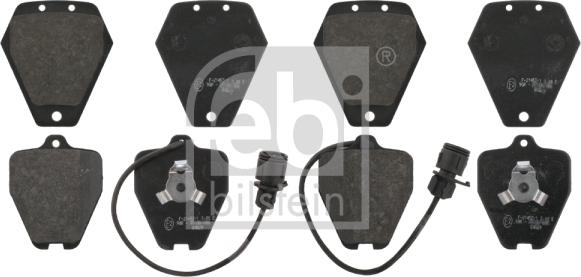 Febi Bilstein 16999 - Brake Pad Set, disc brake www.autospares.lv