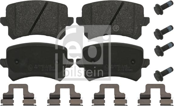 Febi Bilstein 16991 - Brake Pad Set, disc brake www.autospares.lv