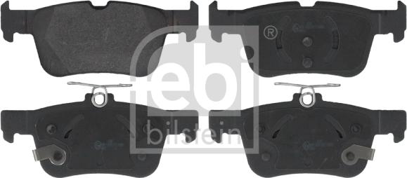 Febi Bilstein 16943 - Brake Pad Set, disc brake www.autospares.lv