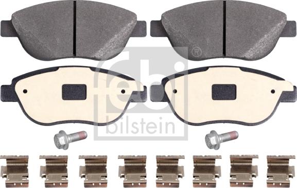 Febi Bilstein 16964 - Brake Pad Set, disc brake www.autospares.lv