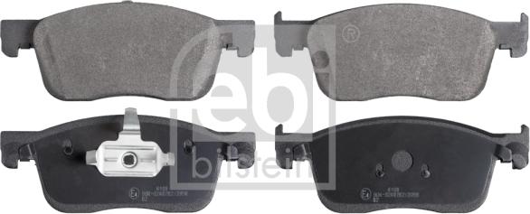 Febi Bilstein 16967 - Brake Pad Set, disc brake www.autospares.lv