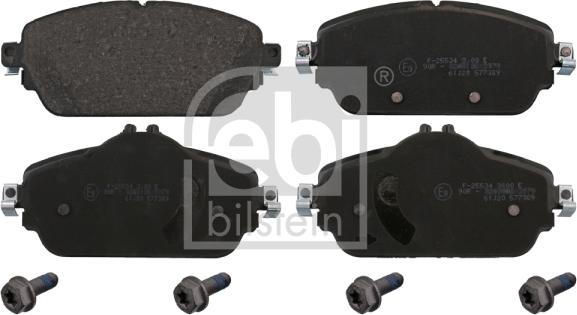 Febi Bilstein 16988 - Brake Pad Set, disc brake www.autospares.lv