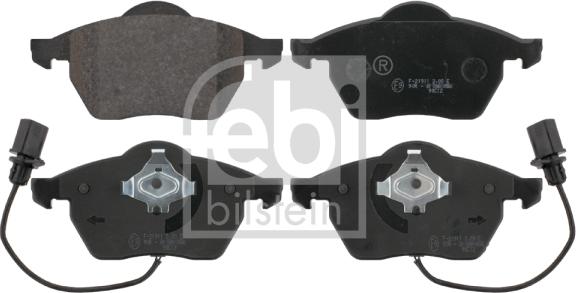 Febi Bilstein 16447 - Brake Pad Set, disc brake www.autospares.lv