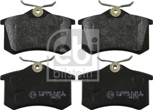 Febi Bilstein 16457 - Brake Pad Set, disc brake www.autospares.lv