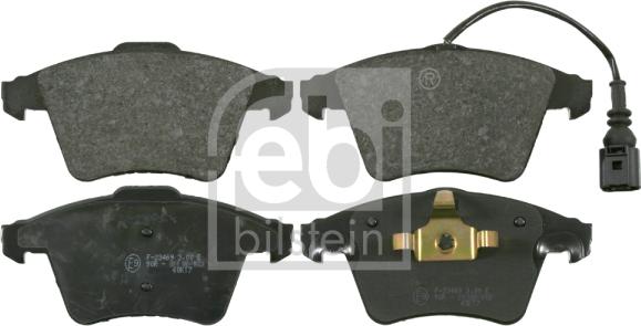 Febi Bilstein 16465 - Brake Pad Set, disc brake www.autospares.lv