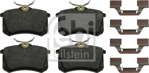 Febi Bilstein 16406 - Brake Pad Set, disc brake www.autospares.lv