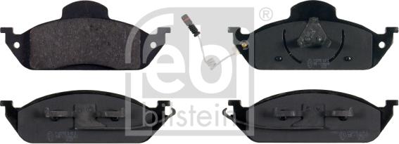 Febi Bilstein 16410 - Bremžu uzliku kompl., Disku bremzes www.autospares.lv