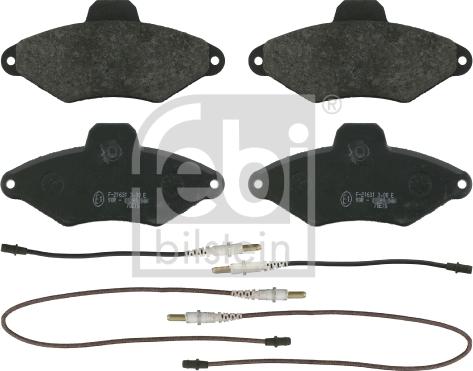 Febi Bilstein 16413 - Brake Pad Set, disc brake www.autospares.lv