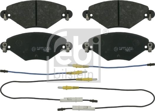 Febi Bilstein 16417 - Brake Pad Set, disc brake www.autospares.lv