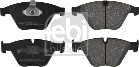 Febi Bilstein 16433 - Brake Pad Set, disc brake www.autospares.lv