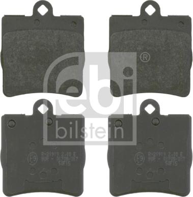 Febi Bilstein 16474 - Bremžu uzliku kompl., Disku bremzes www.autospares.lv