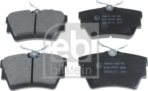 Febi Bilstein 16472 - Brake Pad Set, disc brake www.autospares.lv