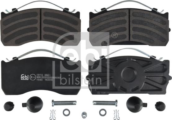 Febi Bilstein 16592 - Brake Pad Set, disc brake www.autospares.lv