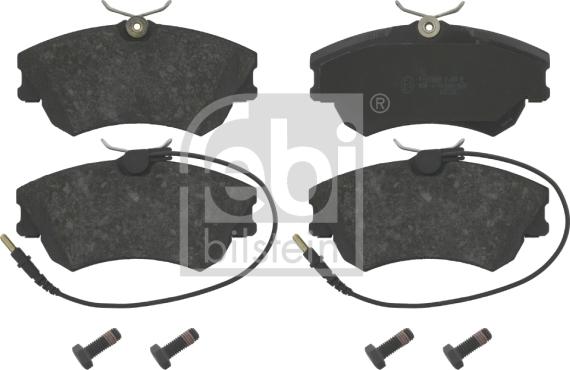 Febi Bilstein 16543 - Brake Pad Set, disc brake www.autospares.lv